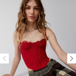 COPY - Red Urban Corset Top